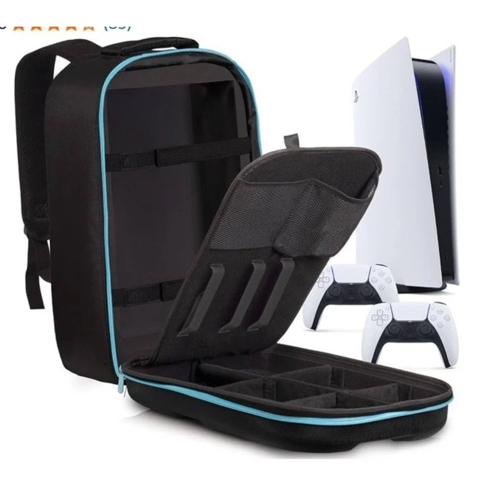 Deco‎ Gear Hardshell Game Console Backpack Travel Bag Travel Carrying Case PS5